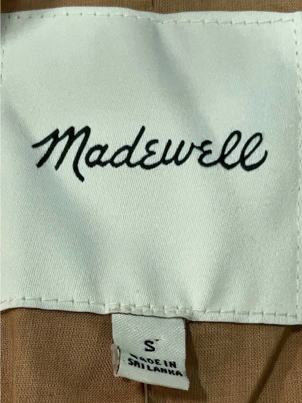 Madewell NWT Linen Blend Blazer Neutral Quiet Luxury Oversized Jacket Size Small